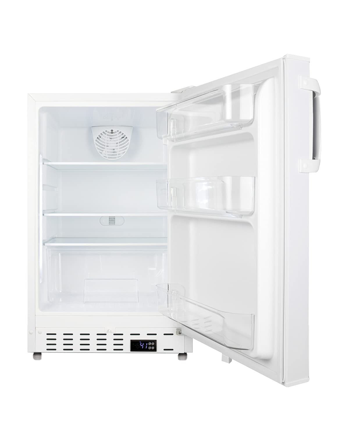 Summit 20" Refrigerator, Built-In Undercounter Fridge, 3.53 cu.ft. Capacity, ADA Compliant, White- ALR46W