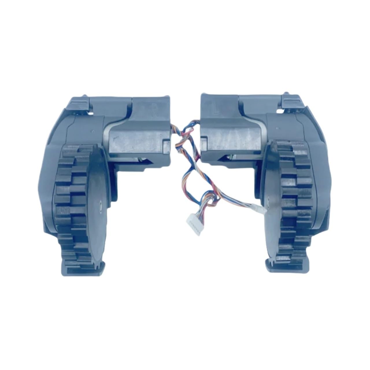 EEZII Sweeping Robot Travel Wheel Spare Vacuum Cleaner Accessories，Compatible For Roborock，S6/S60/S61/S65/T6(Left and Right)