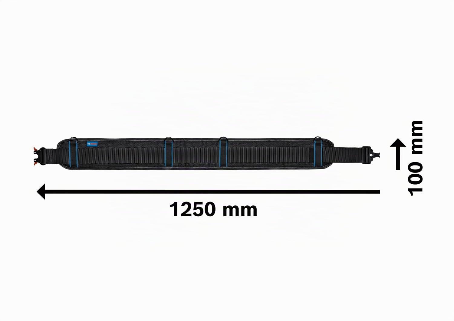 Bosch Professional ProClick - Set cinturón de herramientas 108 + herramientas manuales (bolsa GWT 2, bolsa 1 GWT 4, 2 soportes, 3 destornilladores, 9 llaves hex., 1 alicate,1 navaja)