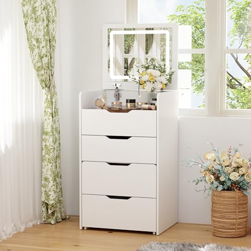 Caldion Schminktische,mit Beleuchtung LED, Einstellbarer...