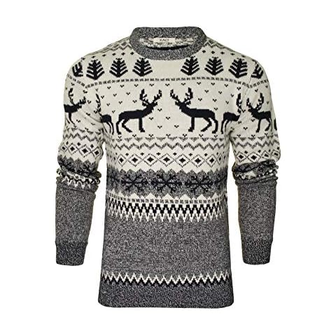 Xact Men's Nordic Reindeer Christmas Jumper Cover