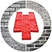 Concrete Stamp Mat, Professional Concrete Stamping Mold Texturing Skin Slate Pattern Stone Decorative with Handles For Wall & Floor, 19.29 * 7.87 * 0.79 in