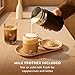 Nespresso Festive Vertuo Pop+ Deluxe Coffee and Espresso Maker by Breville with Milk Frother, Matte Black Gold