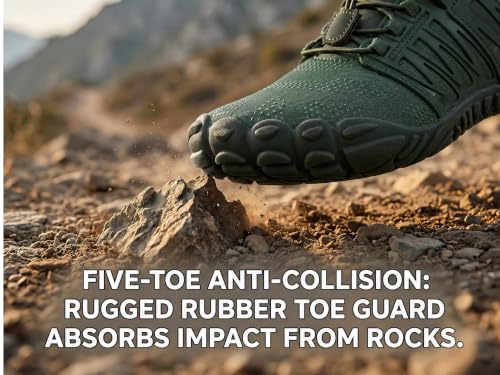 Image of WHITIN Men's Minimalist Trail Runner | Wide Toe Barefoot Box Inspired