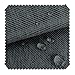 Produktbild NOVELY® Oxford 350D Outdoor-Stoff im Leinen-Look - Mélange Polsterstoff - Wasserabweisende Meterware 1lfm | Farbe: 02 Graphit