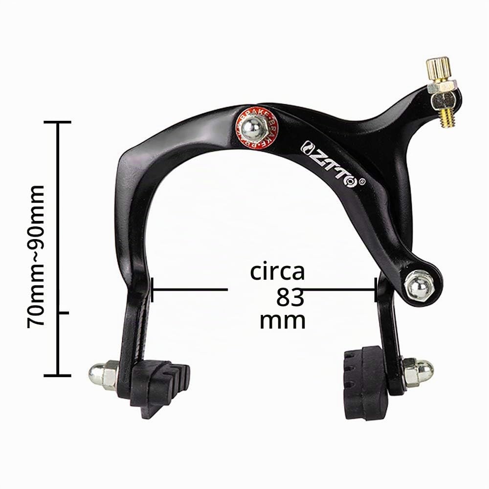 Lixada Freni per Biciclette 45mm Alluminio Pinze Freno a Pinza Lunga C Brake per Le Bici da Strada/Città