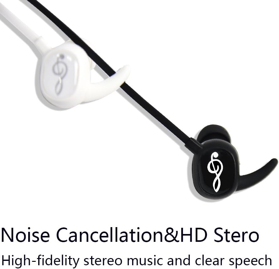 Mini Invisible Bluetooth Earbud,V4.1 Stereo Wireless Bluetooth Earphone with Built-in Mic,Sports Noise Cancelling in-Ear Headphone for iPhone Samsung and Other Android Phones (Black-3)