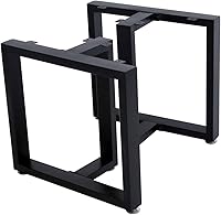 Vista 1 de TIEOU Patas de Mesa de Café de Metal de 16 Pulgadas, Patas de Muebles, Patas de Escritorio Resistentes, Patas de Mesa, Patas de Banco para Bricolaje