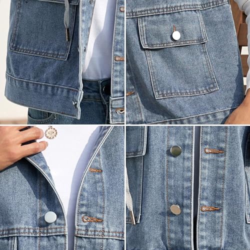 Chaleco de mezclilla holgado FindThy para mujer que buscan comodidad 3