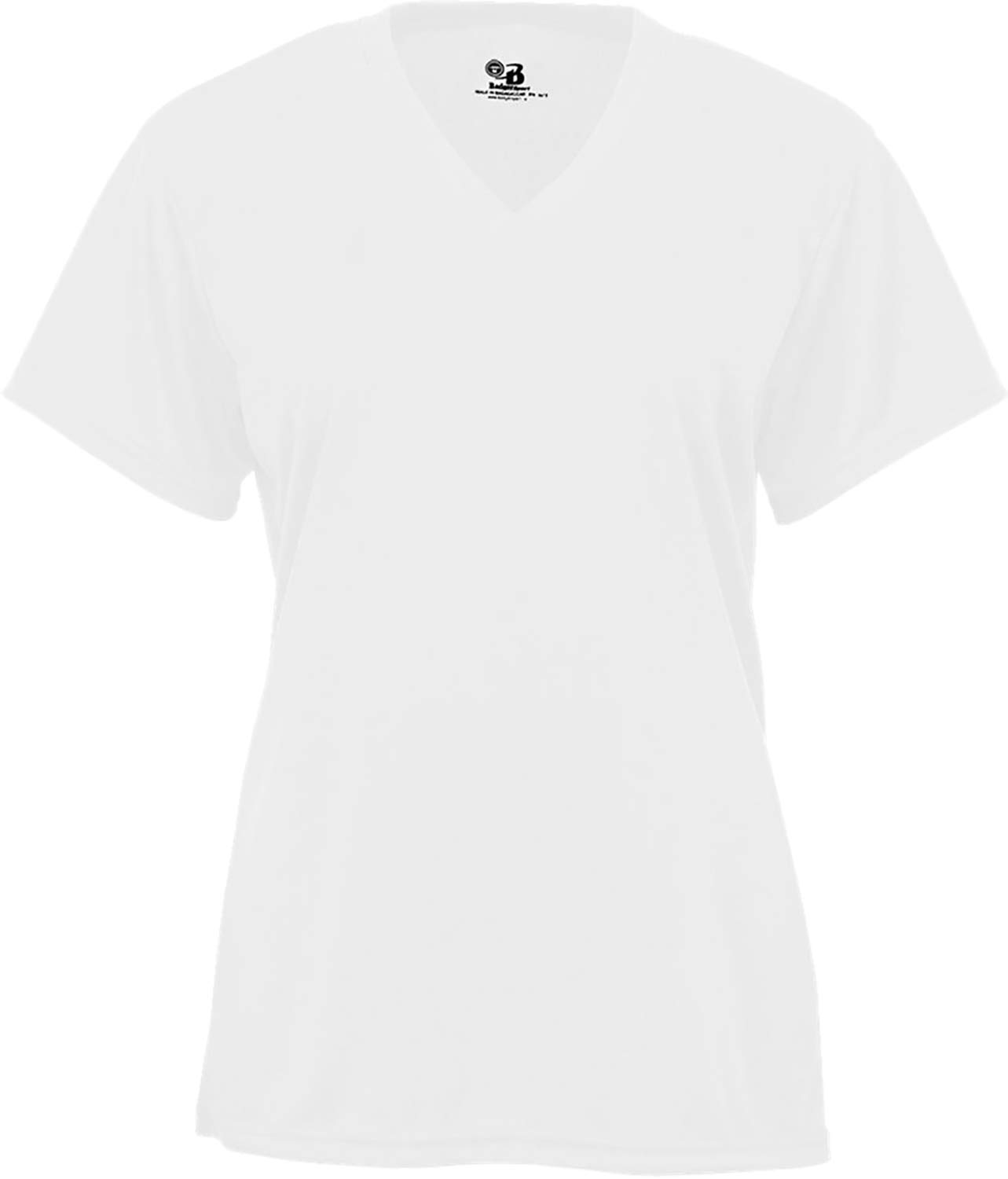 Badger Sports B-Core Ladies' V-Neck Tee White 2X-Large