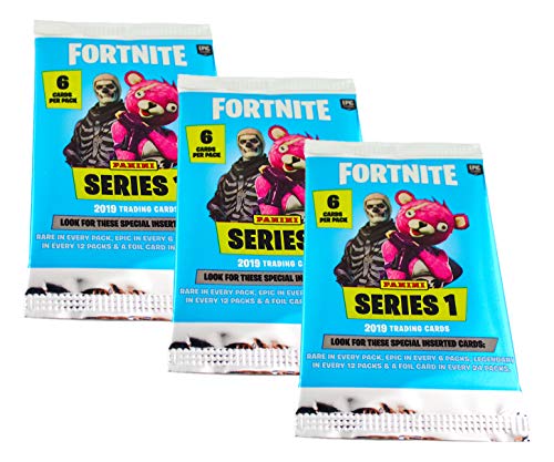Preisvergleich Produktbild Fortnite Trading Cards Serie 1 (2019) - 3 Booster (18 Karten)