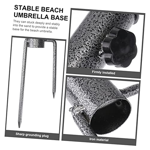 Prise de parasol universelle en métal | Support de poteau de jardin - 5