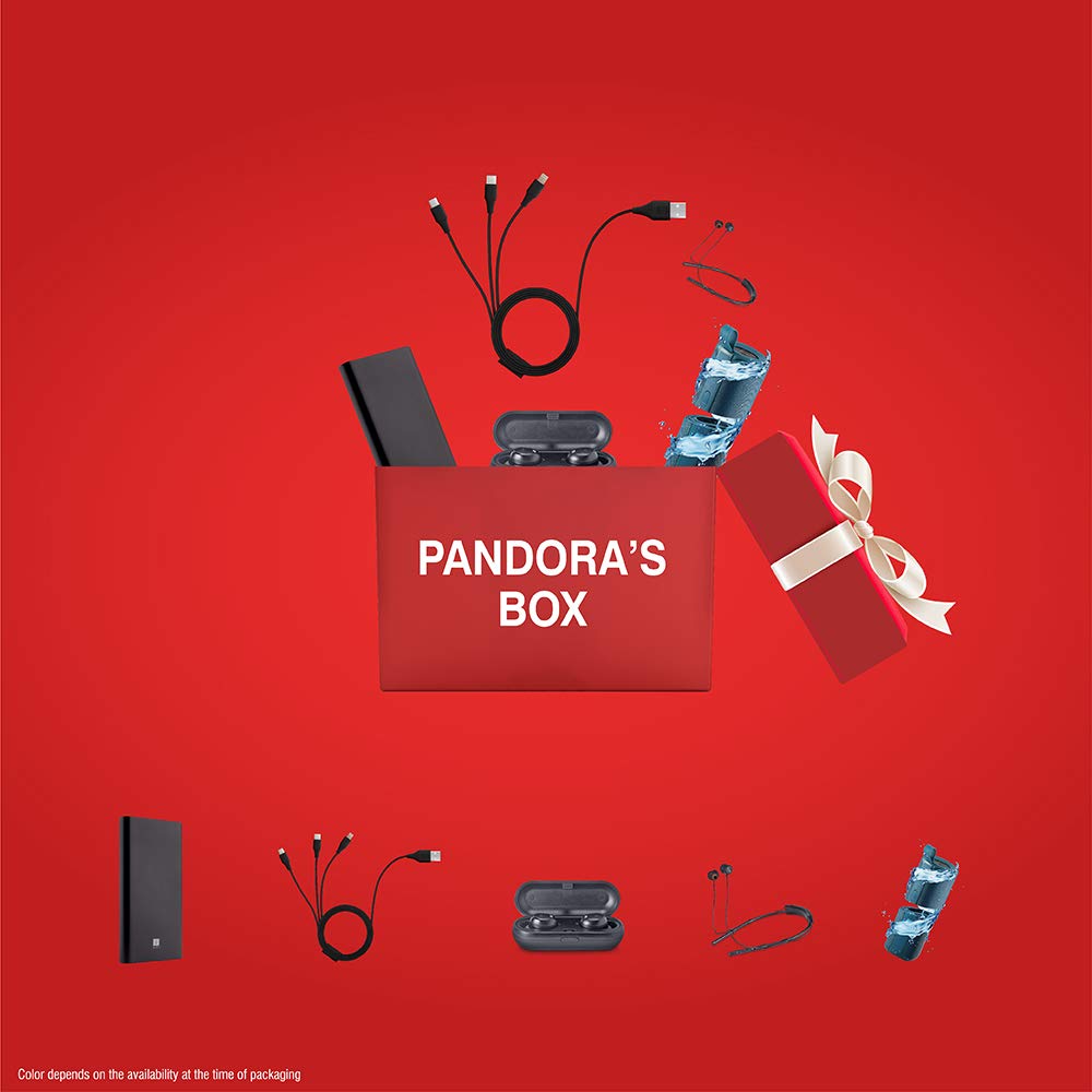 iBall Pandora's Box Premium Electronics Gift Hamper (Musi Twins, TW10 Earbuds, EarWear Base Pro, 3 in 1 Charging Cable, LPS 10000 Power Bank)-image-35