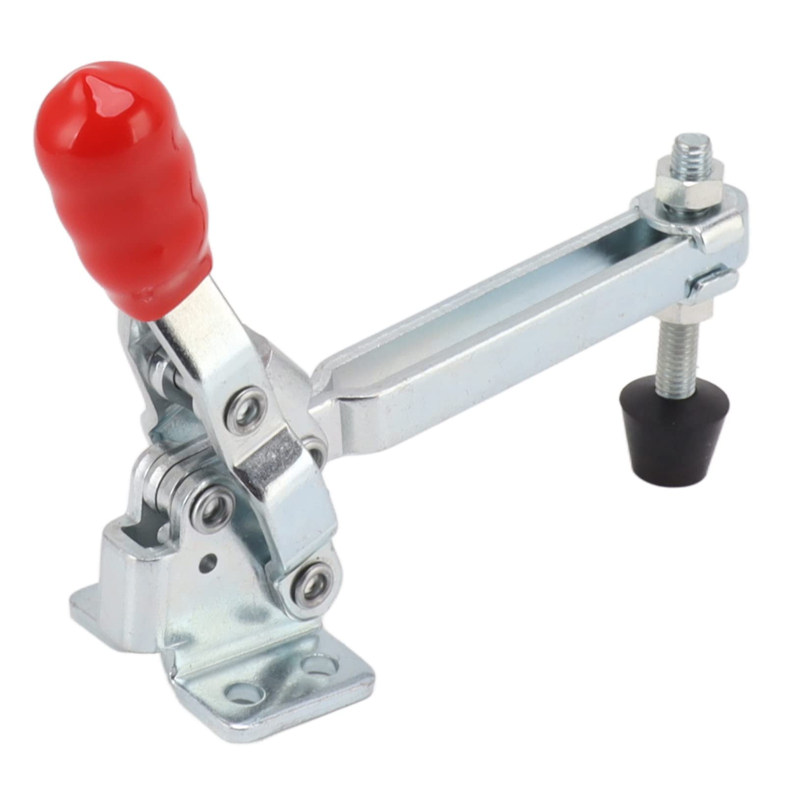 Toggle Clamp, Toggle Clamps Stainless Steel Quick Release Stroke Clamp with Plastic Cover Handle Toggle Clamps Woodworking for Home Decoration, Equipment Installation, Machine