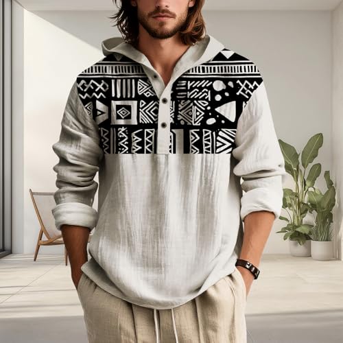 Cowboys Aztec Graphic Hoodies Men Western Camo Pullover Sweatshirt Hooded 1/4 Button Down Patriotic T Shirts2