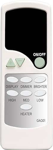 Mando a distancia de repuesto para calentador eléctrico de chimenea IHP Lennox MPE-36R MPE-33R MPE36 MPE33