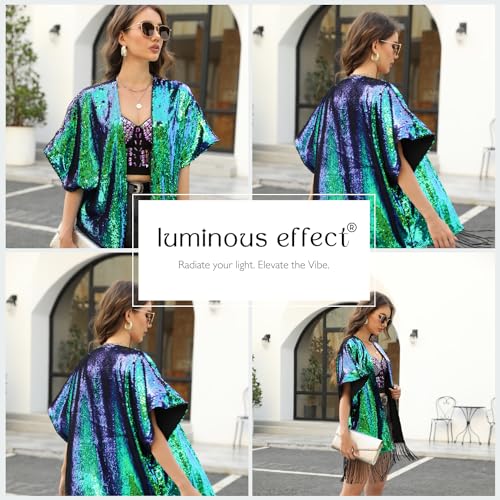 Image of Festival Kimono Cardigan - Perfect Festival Outfit for Women - Music Concerts, Discos