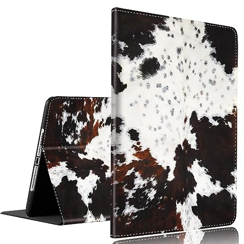 Étui pour iPad 10,2 anti-rayures en cuir véritable fonction veille