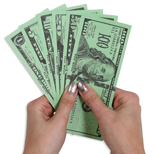 image for LEARNING ADVANTAGE Play Bills Set - 35 Ones, 25 Fives, 20 Tens, 15 Twe