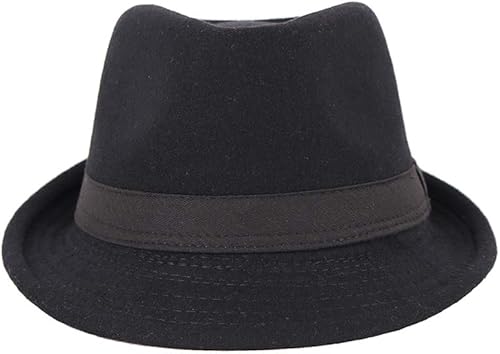 Miniatura 3 de Unisex Timelessly Classic 20s Trilby Fedora Sombrero Hombres Mujeres Short Brim Panama Jazz Cap Manhattan