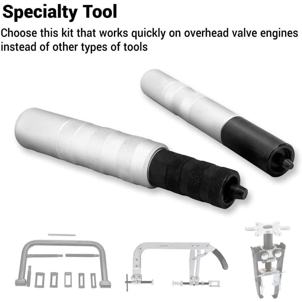 Kit de extracción e instalación de retenedor de válvula de 3 piezas para motores de válvula superior con