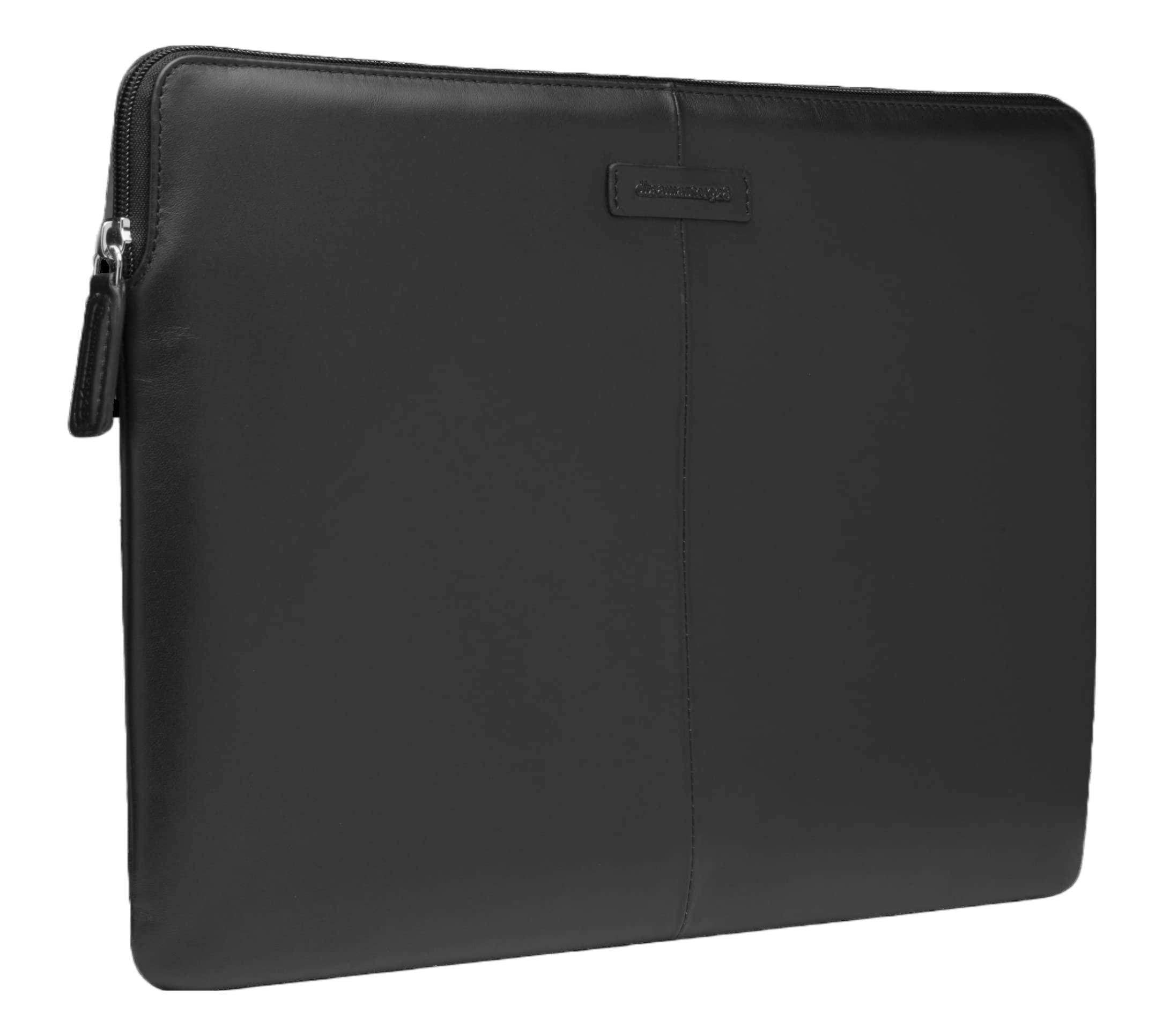 dbramante1928 - Skagen Pro Laptop-Hülle - Laptop Sleeve - Kompatibel Für MacBook Pro 14" up to 14” - Aus Robustem Hochwertigem Leder - Black (2nd Gen)