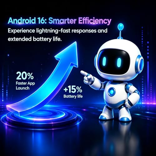 Image of Android 16 Tablet with Octa-Core, 34GB RAM 128GB ROM 1TB Expand, Tablet 10 inch 1280x800 IPS Touchscreen, 6000mAh Battery, WiFi 6 BT 5.4, Dual Cameras, Black