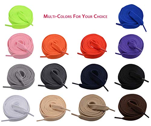 Image of VSUDO Flat Sneaker Shoe Lace, Flat Shoe String for Sneaker, Athletic Shoelace