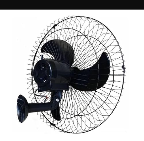 Ventilador de Parede Oscilante VentNew, 60cm, 200W, Preto, com Controle Remoto, Bivolt