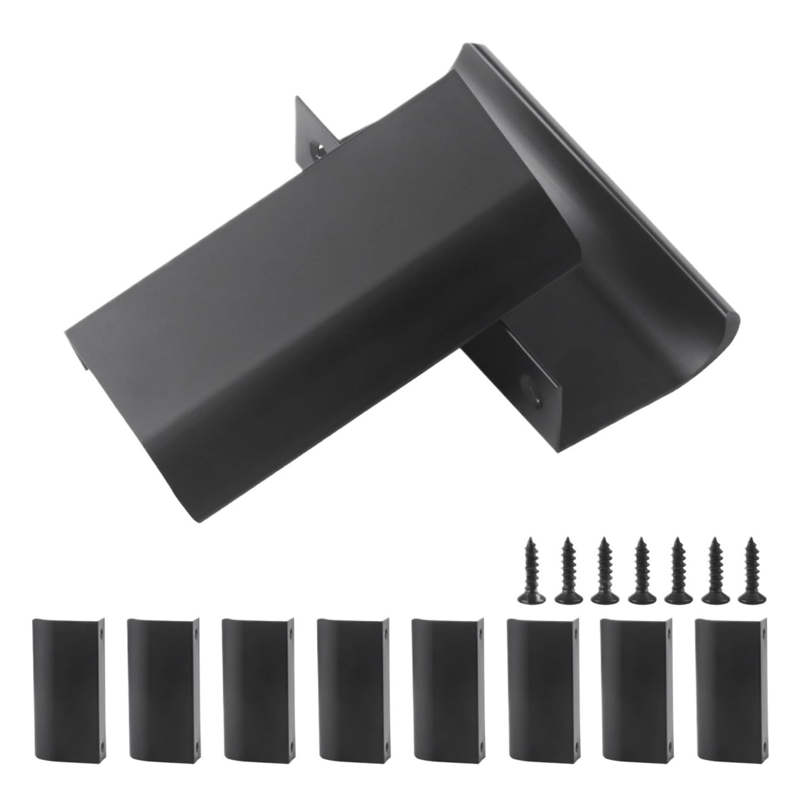 KLdcfhDR 10pcs Black Hidden Invisible Cabinet Drawer Pulls