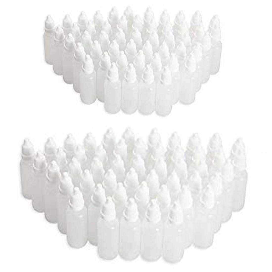 DIY Crafts Pack of 10 Pcs, Combo Offer, Clear 5ml/10ml White Plastic Empty Squeezable Dropper Bottles Eye Liquid Droppe(Pack of 10 Pcs, Combo Offer)-image-42