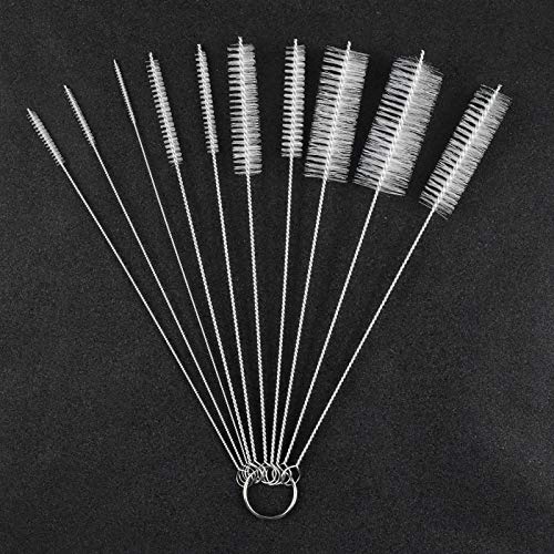 10 Stück Reinigungsbürsten Set Klein Flaschenbürste für Reinigung Reinigungspinsel Set Strohhalm Bürste Schlauchbürsten… – Bild 8