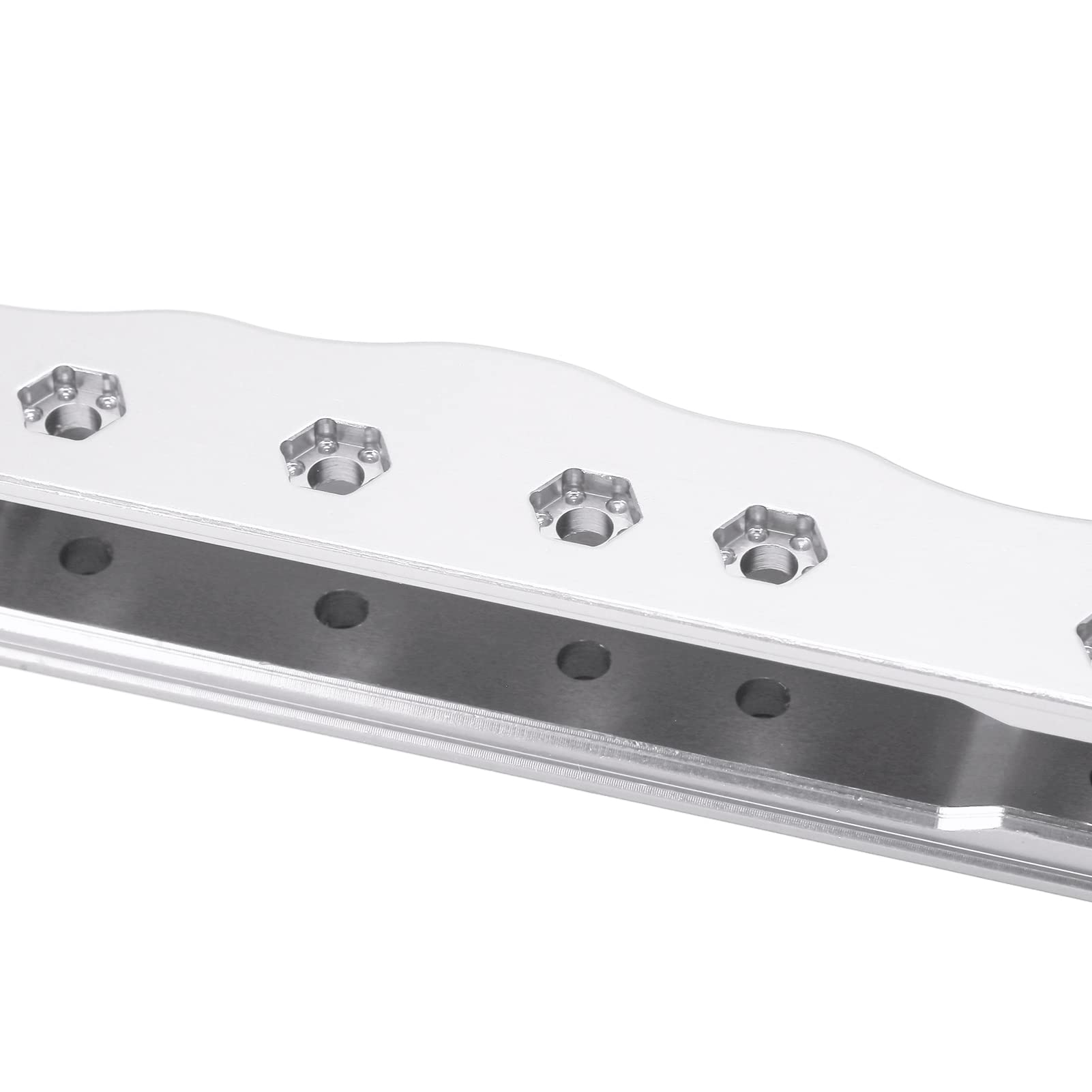 VGEBY Hintere Untere Längslenker, Verstellbar, Hohles Bodendesign, Offroad Tuning Teil aus Aluminium und Edelstahl, Silber, für RC Fahrer, Offroad Events