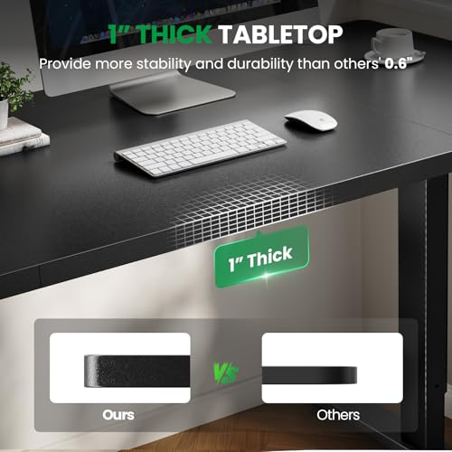 Electric standing desk adjustable