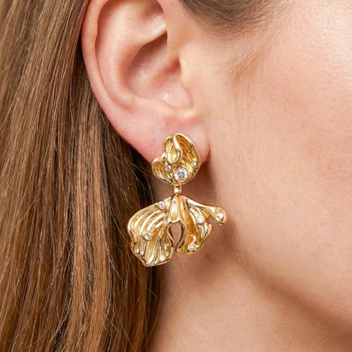 Image of Modern Dangle Earrings for Women | Chic Statement Earrings for Girls | Stylish Lightweight Fashion Jewelry for Casual, Party & Special Occasions
