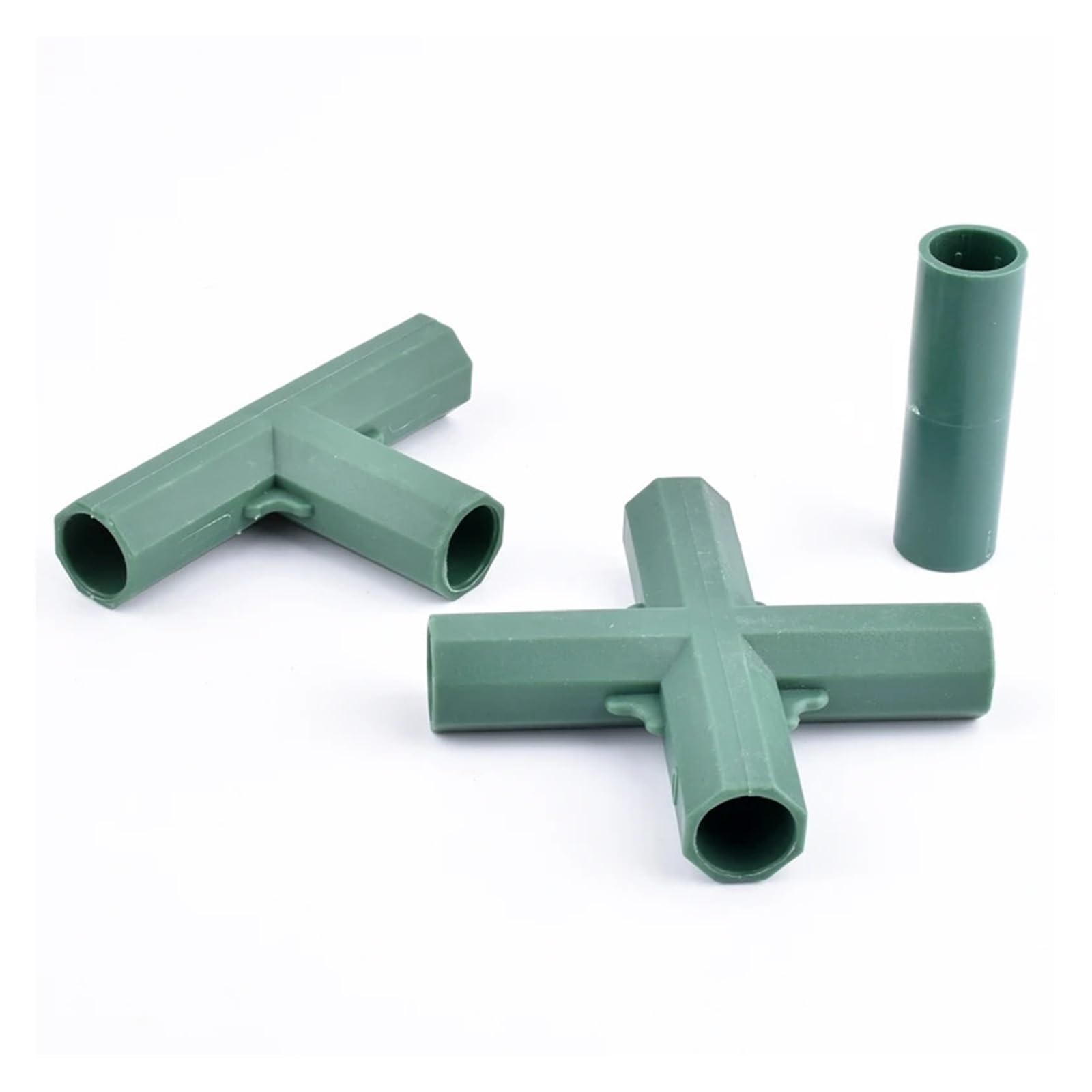 Connettori per Telaio da Giardinaggio 2-20 pz Giardino Serra Telaio Tubo di Raccordo Connettori Pianta Fiore Palo Scherma Giunti Casa ID 16mm 3-way 4-way 2-way 5-way(90 Degree Three-way,12PCS)