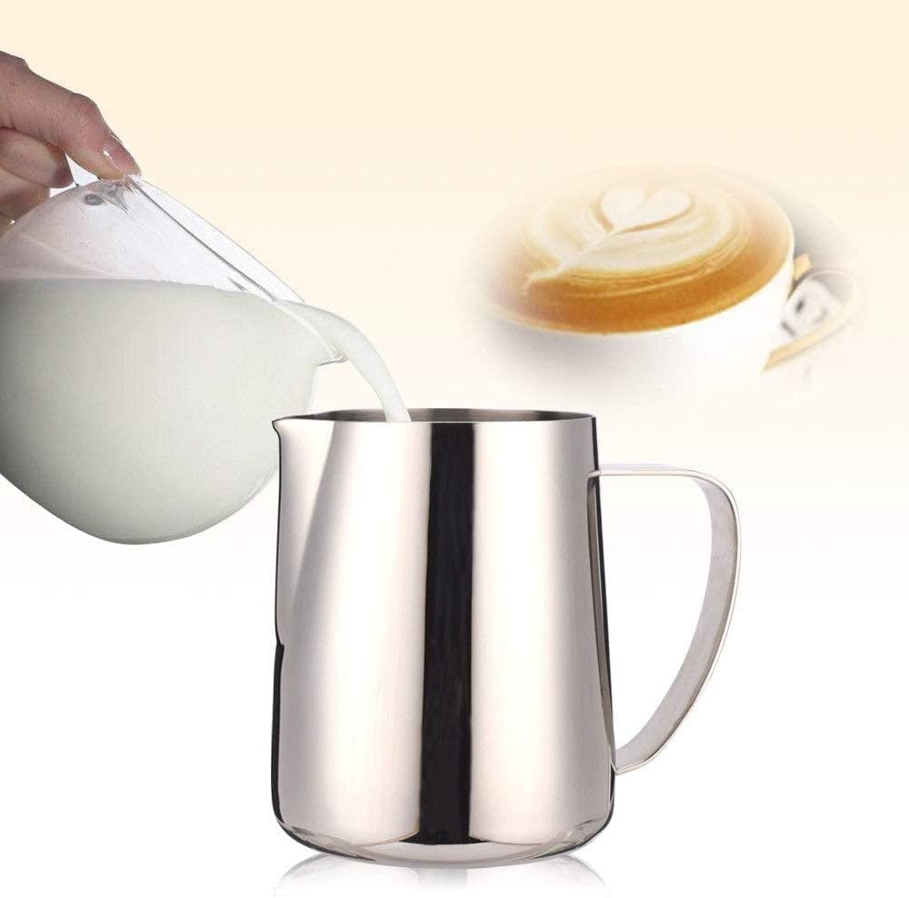 jarra de leche, Jarra for espumar leche for cafetera, taza de acero inoxidable, jarra, for café con, for, capuchino, for, for lecheColorilver