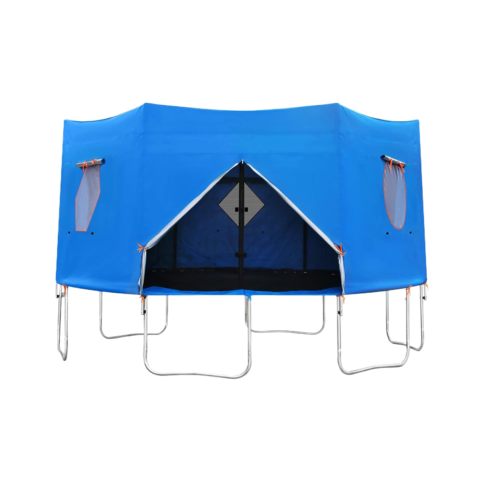 Jardín – Gran cubierta para la lluvia para cama elástica, parasol, sol, jardín 2025 | Refugio impermeable, cortavientos, transpirable, protector y resistente a los rayos UV, para