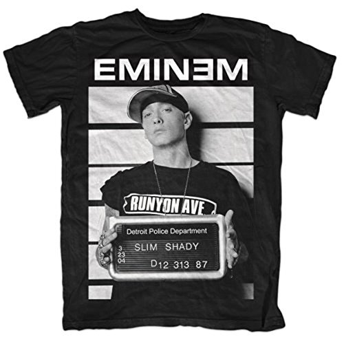 Rock Off Eminem Arrest Officiel T-Shirt Hommes Unisexe (XX-Large)