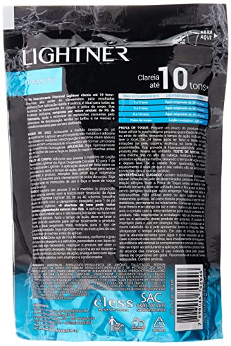 Pó Descolorante Lightner Diamond, 300 G, Cless