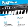 Alesis Recital - 88 Key Digital Piano Keyboard with Semi-Weighted Keys, 2x20W Speakers, 5 Voices, Split, Layer and Lesson Mode, FX and Piano Lessons