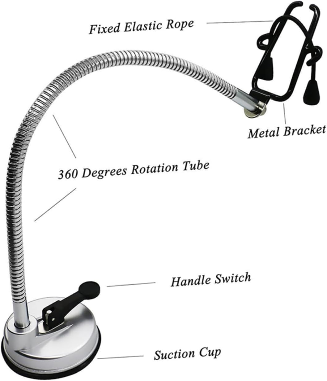 Vaguelly Adjustable with Dryer Hair Holder Stand Cup Suction for Bathroom