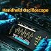 BSIDE Handheld Oscilloscope 3.2'' TFT Display Portable Digital Oscilloscope 10MHz Bandwidth Automotive Oscilloscope 48MSa/s Sampling Rate Trigger Function Auto/Nomal/Single