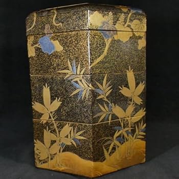 極上 川瀬表完 作 黒柿地 内本金高蒔絵梨地 文箱型 香合 茶道具 桐た共箱付 川瀬表完 『八橋蒔絵 棗』 ｜骨董品買取 緑和堂