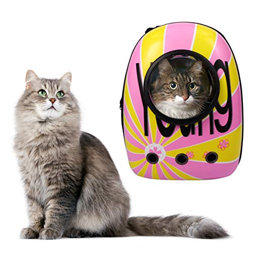 Mochila para transporte de animais de estimação TENDYCOCOCOCO, mochila para transporte de gatos, cáp