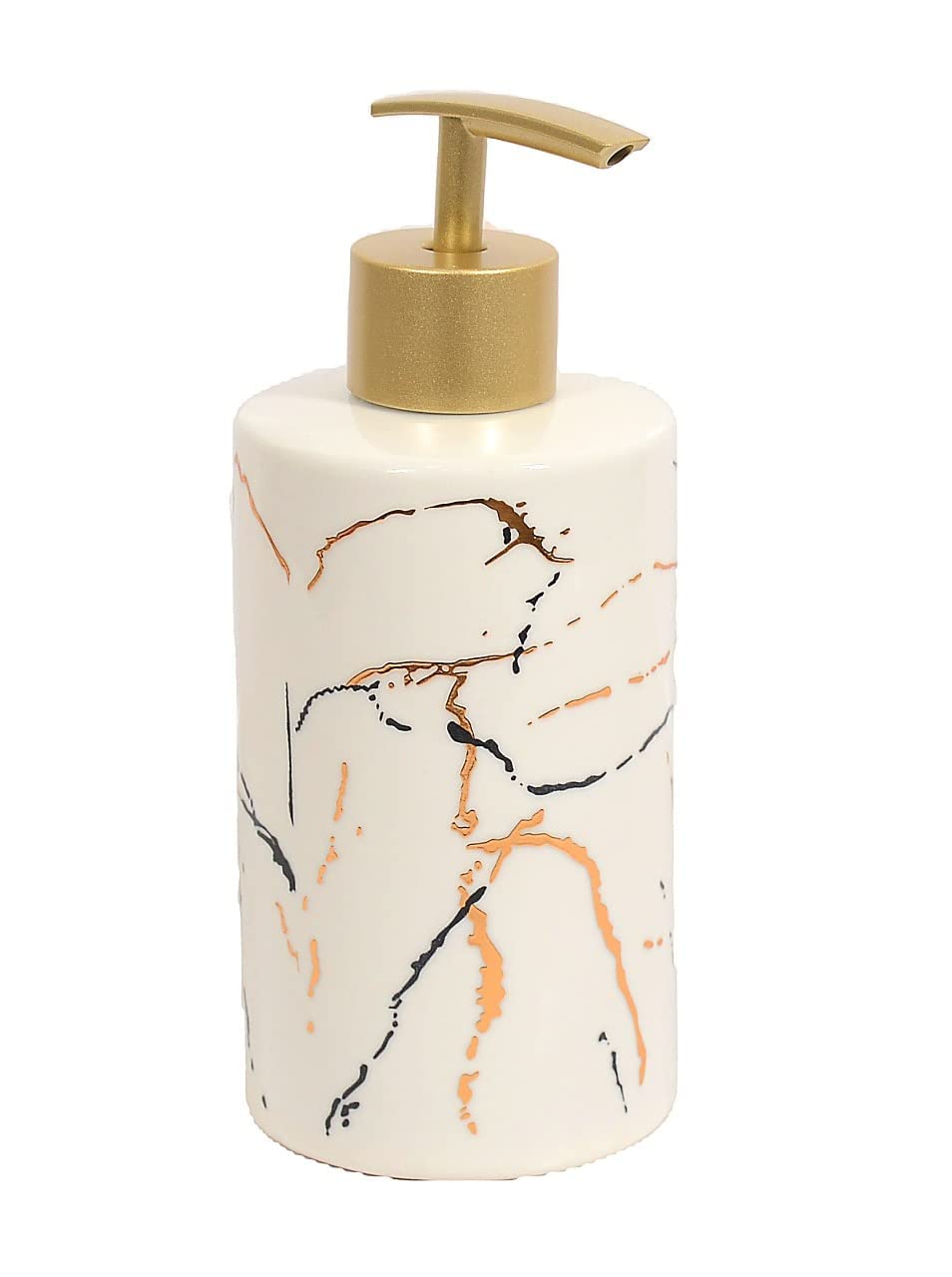 Modern Style Ceramic Liquid Soap Dispenser for Bathroom & Kitchen (250 ml) White (B09814RQBT) Amazon Price History, Amazon Price Tracker