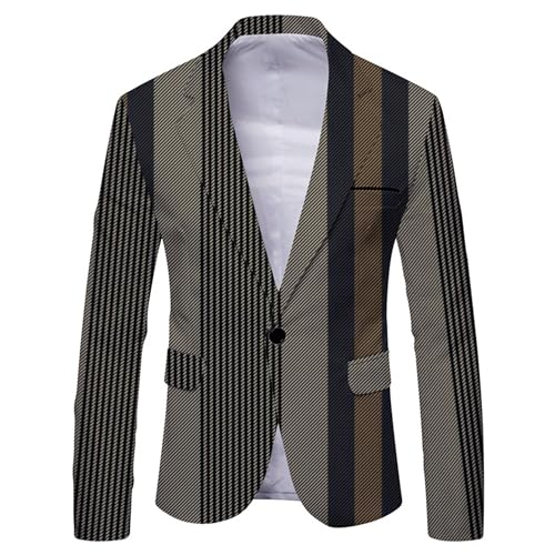 Mens Plaid Casual Suit Printed Blazer Men’s Suit Plaid Classic Blazer Lightweight Daily Business Mens Jacket2
