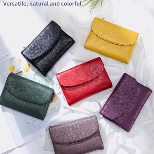 Joyfullygo Wallet, Pebbled Leather Wallet Unisex, Waterproof, Can Hold Credit Cards, Coins, Cash and Various Id Cards (Dark Blue)2