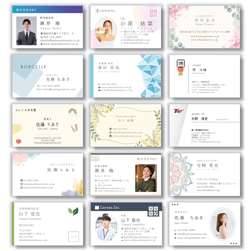 ���h����T�[�r�X 100�� ����R�[�g�J�[�h�� 250g/�u �r�W�l�X���h ���m�N���E�t���J���[�Ή� �Жʈ���i�P�ʁj 91×55mm �f�U�C���e���v���[�g�I����