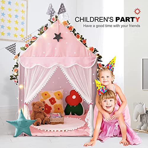 Image of SANGANI Colorfull and Extremely Light Weight Indoor and Outdoor Kids Play Tent House for 3-8 Years Old Kids Girls and Boys (Star 0123)